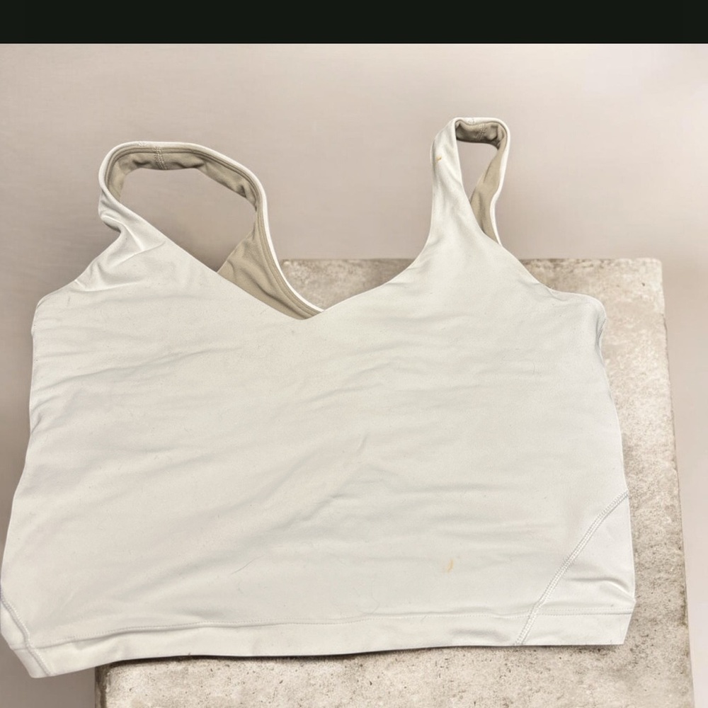 White lululemon align tank